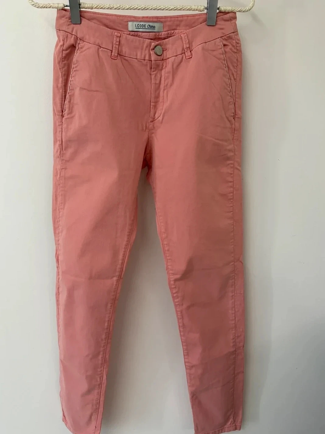 Pantalon chino I.Code by IKKS rose poudré 34 36 parfait état